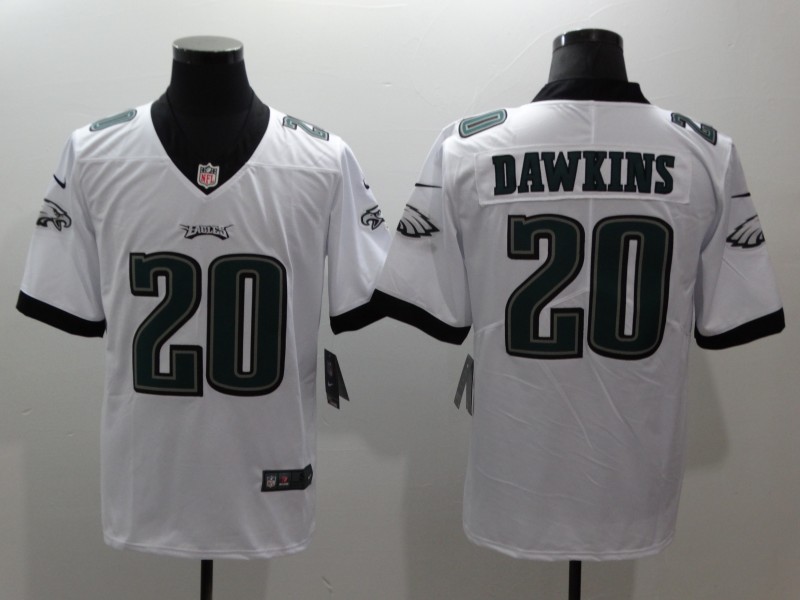 Nike Eagles 20 Brian Dawkins White Youth Vapor Untouchable Player Limited Jersey