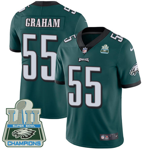 Nike Eagles 55 Brandon Graham Green 2018 Super Bowl Champions Vapor Untouchable Player Limited Jersey