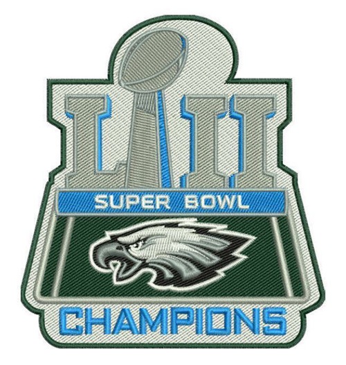 Philadelphia Eagles 2018 Super Bowl LII Champions Patch
