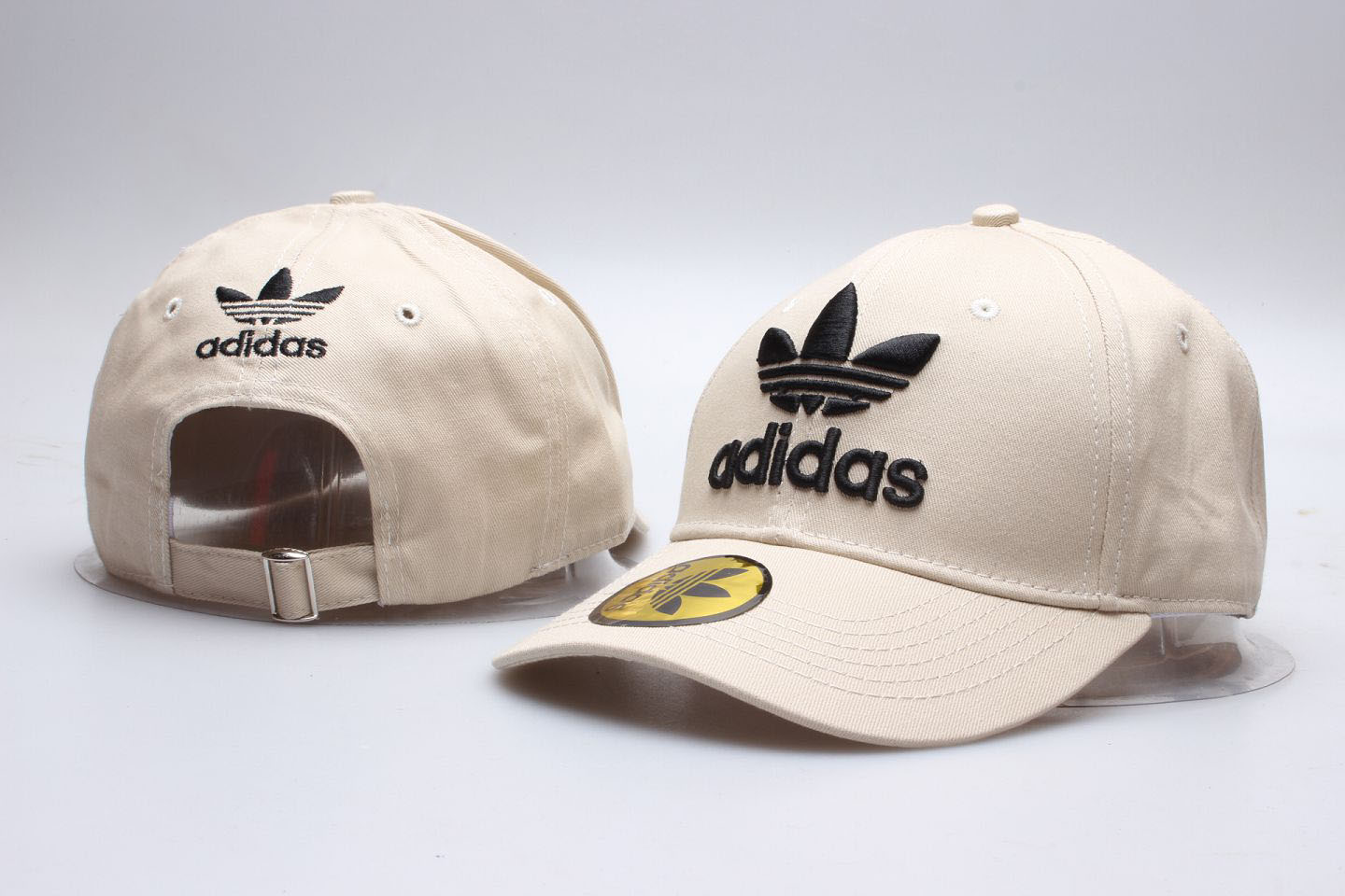 Adidas Fresh Logo Khaki Peaked Adjustable Hat YP