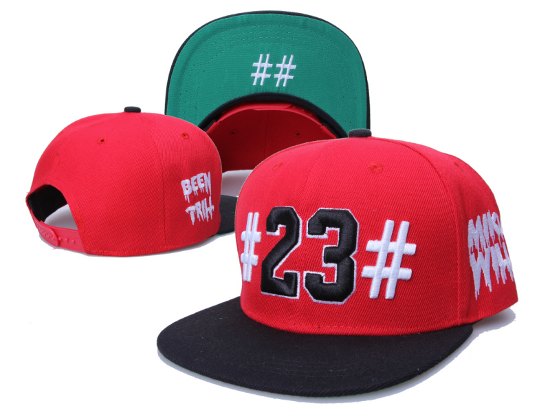 Been Trill 23 Red Fashion Snapback Hat