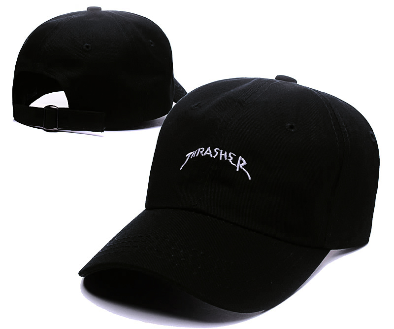 Thrasher Black Fashion Adjustable Hat LH