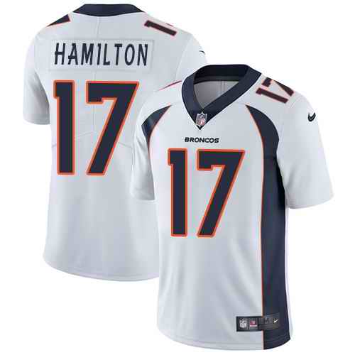 Nike Broncos 17 DaeSean Hamilton White Youth Vapor Untouchable Limited Jersey