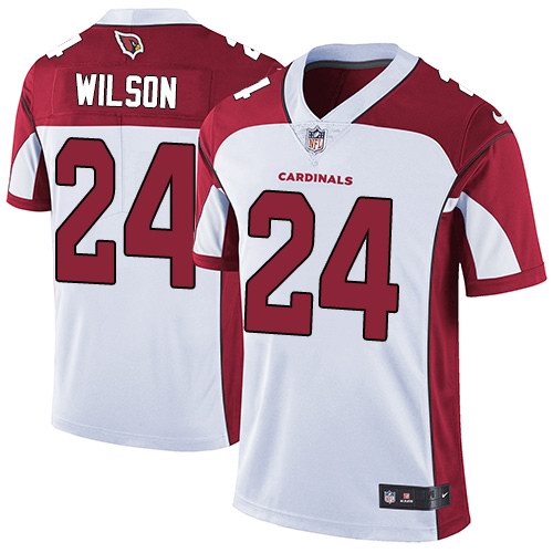 Nike Cardinals 24 Adrian Wilson White Vapor Untouchable Limited Jersey