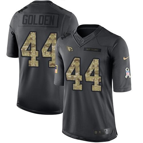 Nike Cardinals 44 Markus Golden Anthracite Salute To Service Limited Jersey