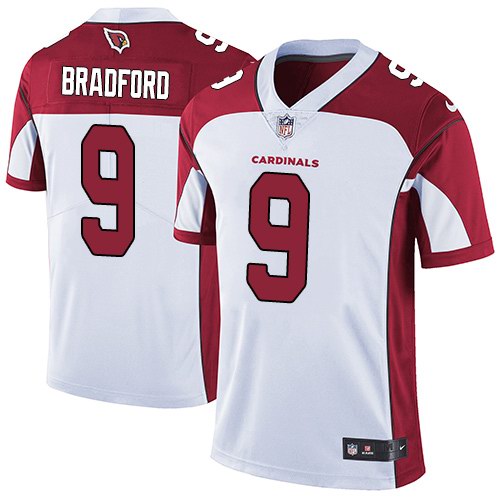 Nike Cardinals 9 Sam Bradford White Vapor Untouchable Limited Jersey