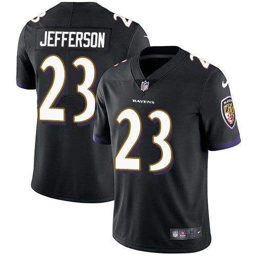 Nike Ravens 23 Tony Jefferson Black Alternate Vapor Untouchable Limited Jersey