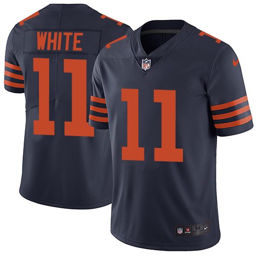 Nike Bears 11 Kevin White Navy Alternate Youth Vapor Untouchable Limited Jersey