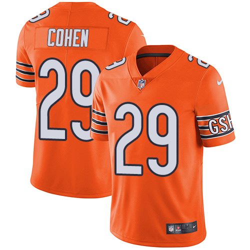 Nike Bears 29 Tarik Cohen Orange Youth Vapor Untouchable Limited Jersey