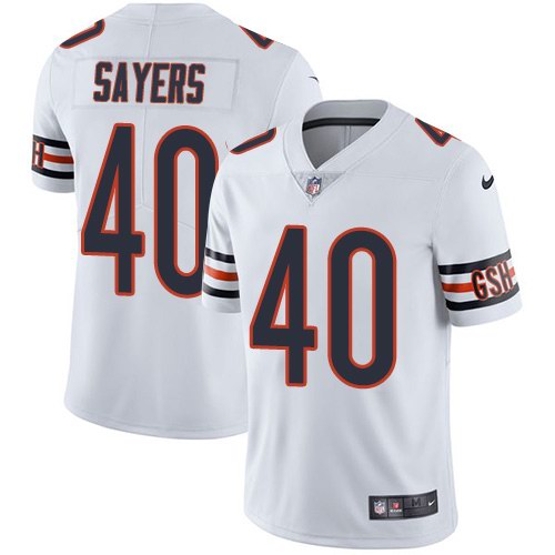 Nike Bears 40 Gale Sayers White Vapor Untouchable Limited Jersey