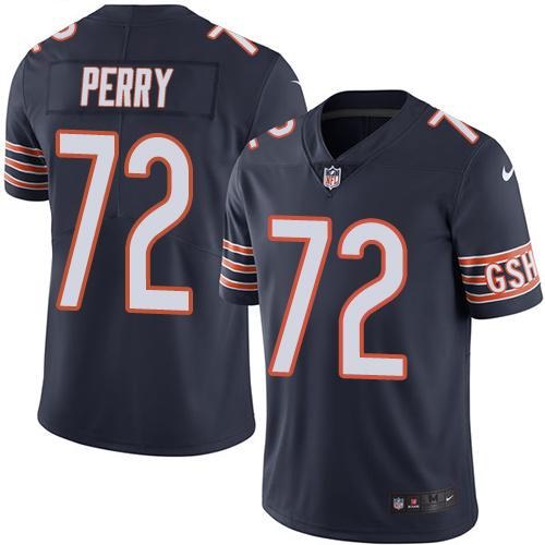 Nike Bears 72 William Perry Navy Youth Vapor Untouchable Limited Jersey