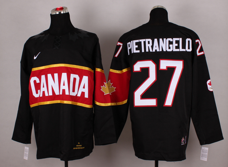 Canada 27 Pietrangelo Black 2014 Olympics Jerseys