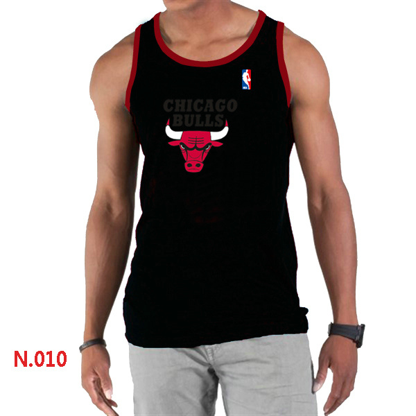 Chicago Bulls Big & Tall Primary Logo Men Black Tank Top
