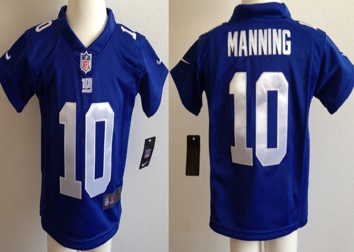 Nike Giants 10 Manning Toddler Game Jerseys