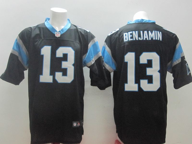 Nike Panthers 13 Kelvin Benjamin Black Elite Jersey