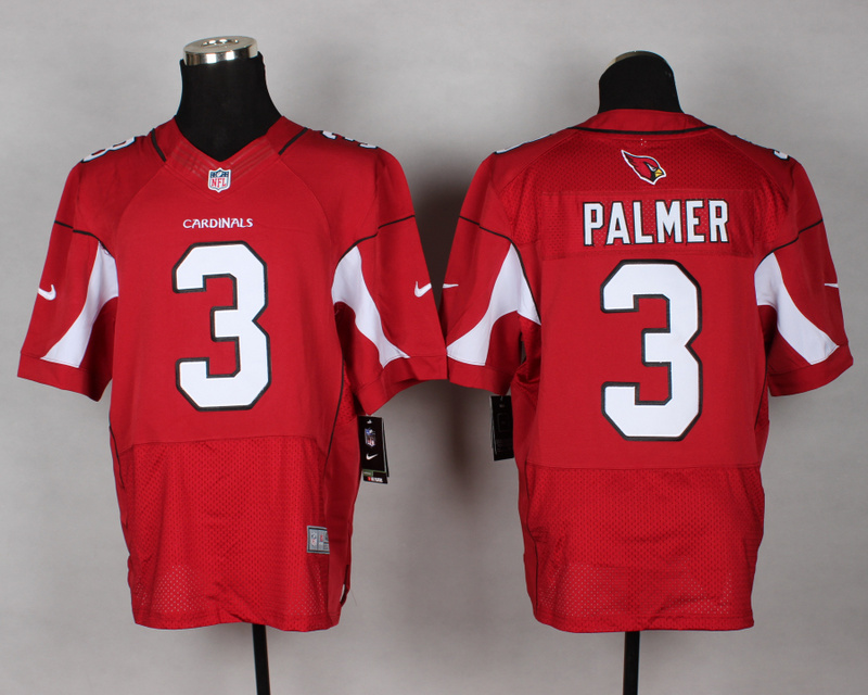 Nike Cardinals 3 Carson Palmer Red Elite Jersey
