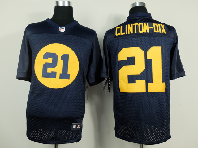 Nike Packers 21 Ha Ha Clinton-Dix Blue Throwback Elite Jersey