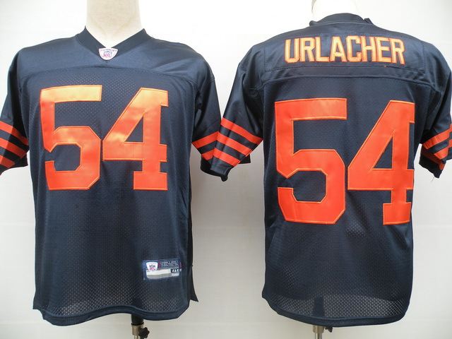 Bears 54 Urlacher Navy Jersey