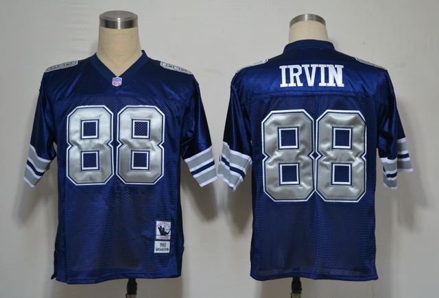 Cowboys 88 Irving Blue Throwback Jersey