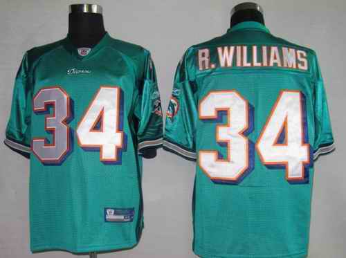 Dolphins 34 Williams green Jersey