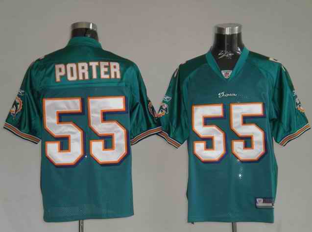 Dolphins 55 Joey Porter Green Jersey