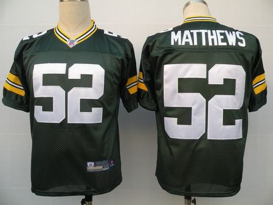 Packers 52 Clay Matthews Green Jersey