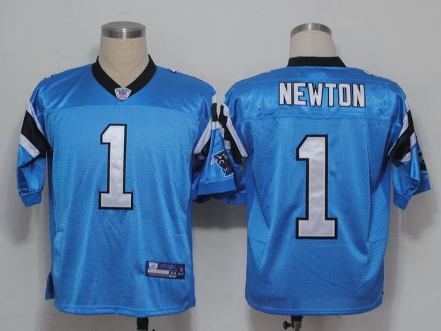 Panthers 1 Newton Blue Jersey