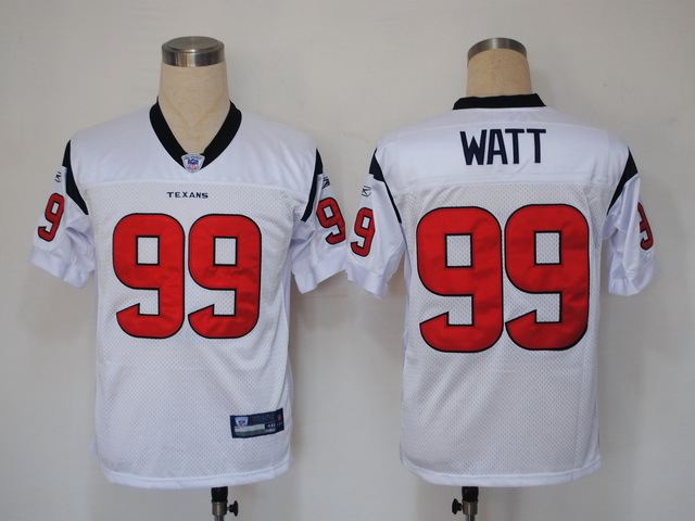 Texans 99 JJ Watt White Jersey