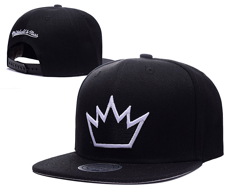 Kings Team Logo Black Adjustable Hat LH