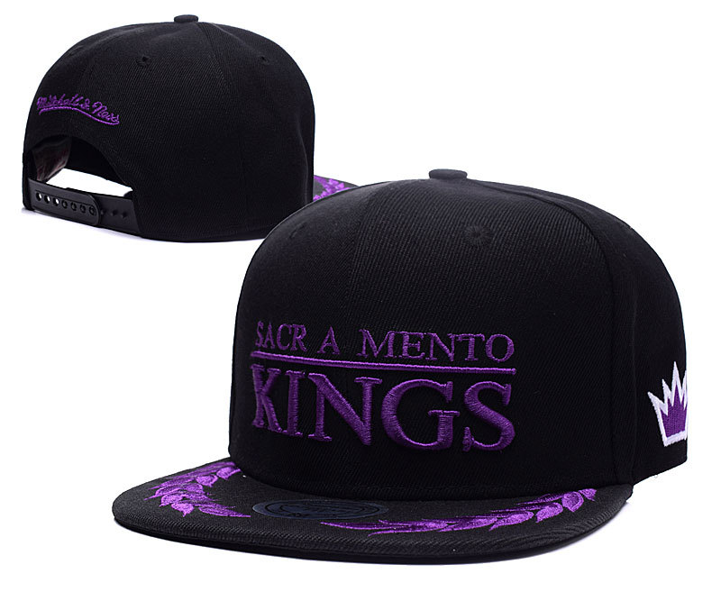 Kings Team Logo Black Adjustable Hat LH2