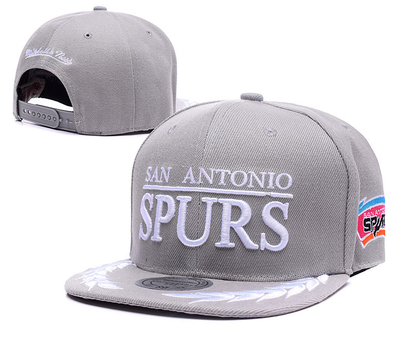 Spurs Team Logo Grey Adjustable Hat LH