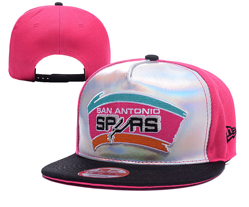 Spurs Team Logo Pink Adjustable Hat YD