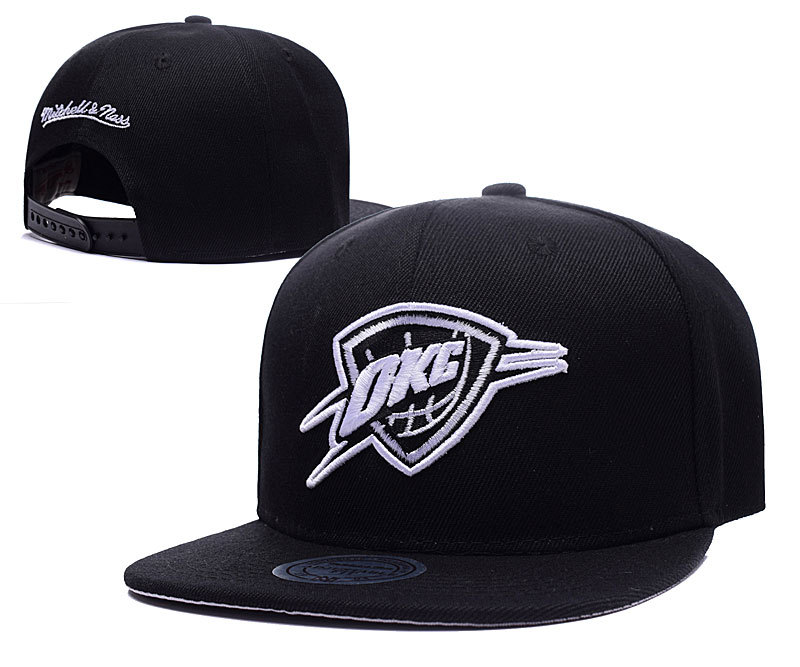 Thunder Team Logo Black Adjustable Hat LH