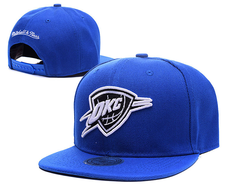 Thunder Team Logo Blue Adjustable Hat LH