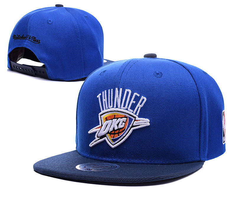 Thunder Team Logo Blue Adjustable Hat LH2