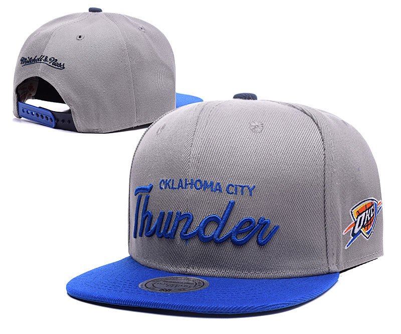 Thunder Team Logo Grey Adjustable Hat LH