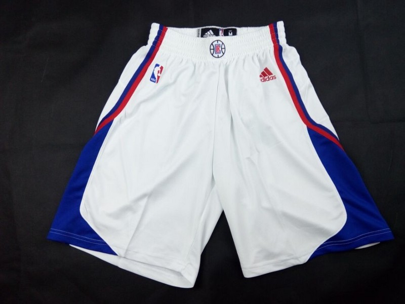 Clippers White Swingman Shorts