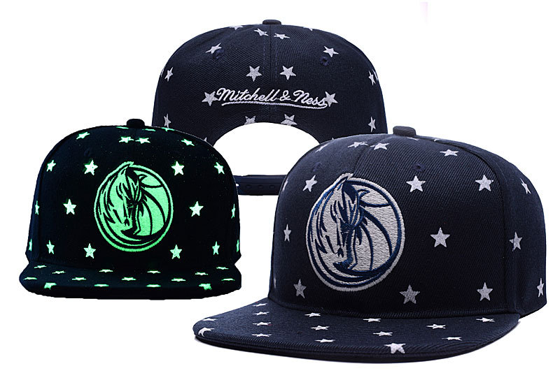 Mavericks Black Mitchell & Ness Adjustable Luminous Hat YD