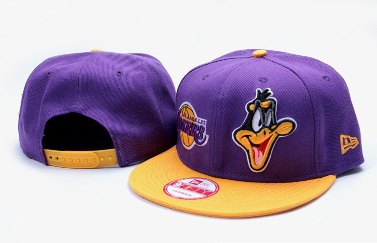 Lakers Fresh Logo Purple Adjustable Hat GS