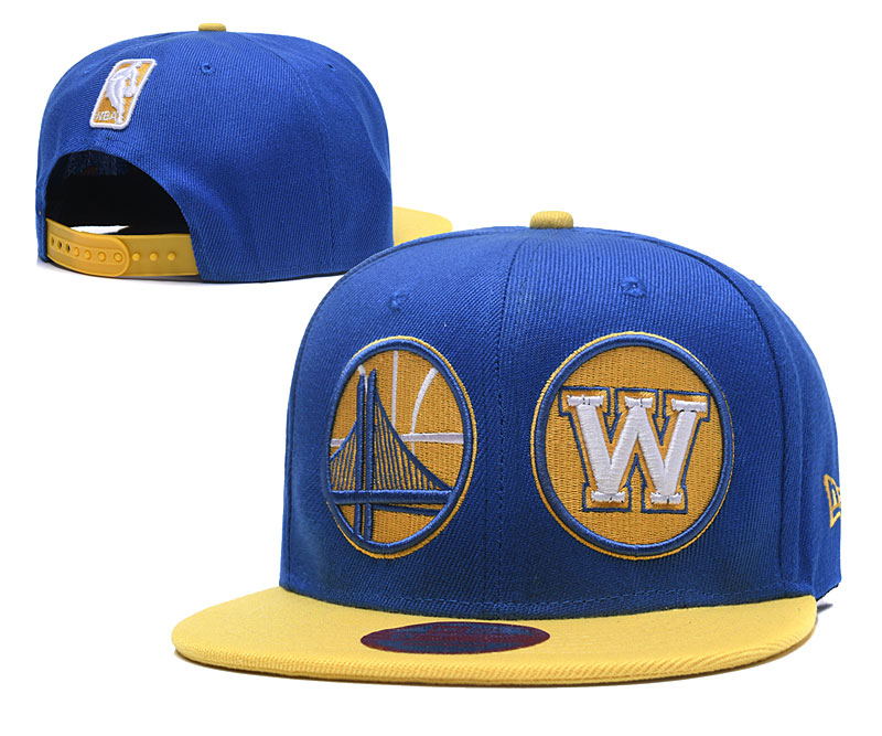 Warriors Team Logo Blue Adjustable Hat GS