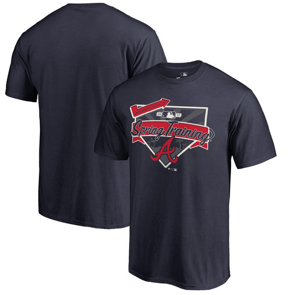 Atlanta Braves Fanatics Branded 2017 MLB Spring Training Logo T Shirt Navy
