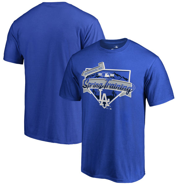 Los Angeles Dodgers Fanatics Branded 2017 MLB Spring Training Logo T Shirt Royal