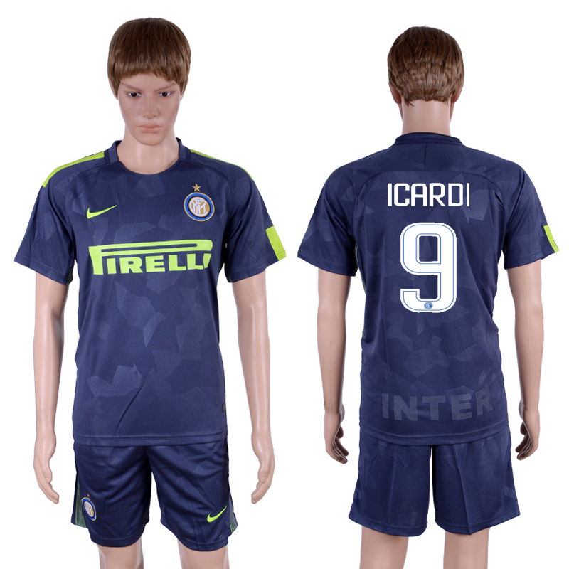 2017-18 Inter Milan 9 ICARDI Third Away Soccer Jersey
