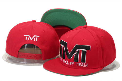 The Money Team Black Logo Red Adjustable Hat GS