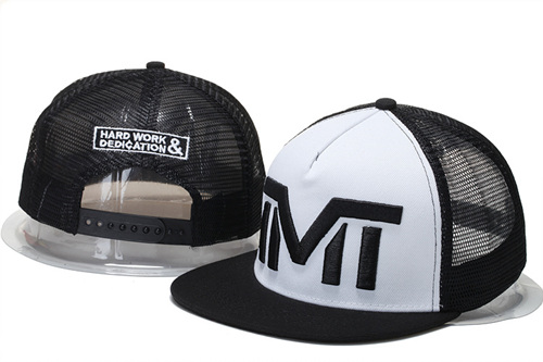 The Money Team Black Logo White & Black Adjustable Hat GS