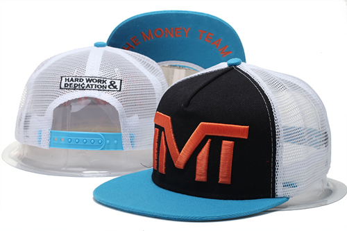 The Money Team Orange Logo Black Adjustable Hat GS