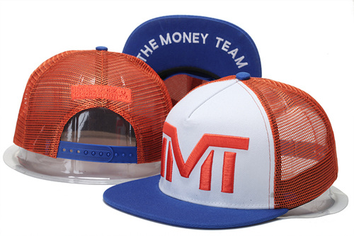 The Money Team Orange Logo White Adjustable Hat GS