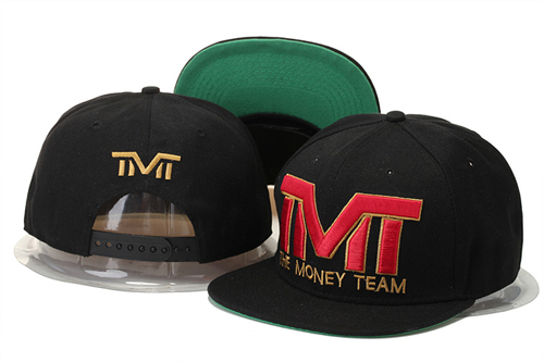 The Money Team Red Logo Black Gold Adjustable Hat GS