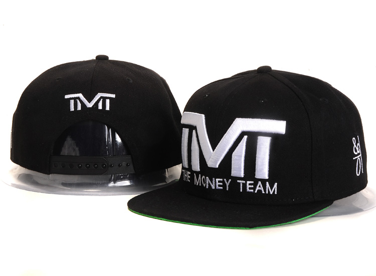 The Money Team White Classic Logo Black Adjustable Hat GS
