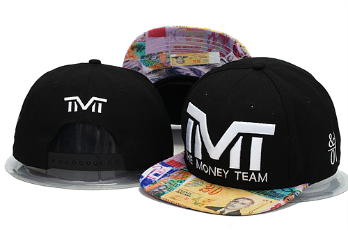 The Money Team White Logo Black Adjustable Hat GS